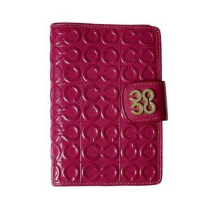 Coach | Signature Patent Leather Embossed Logo Planner Agenda